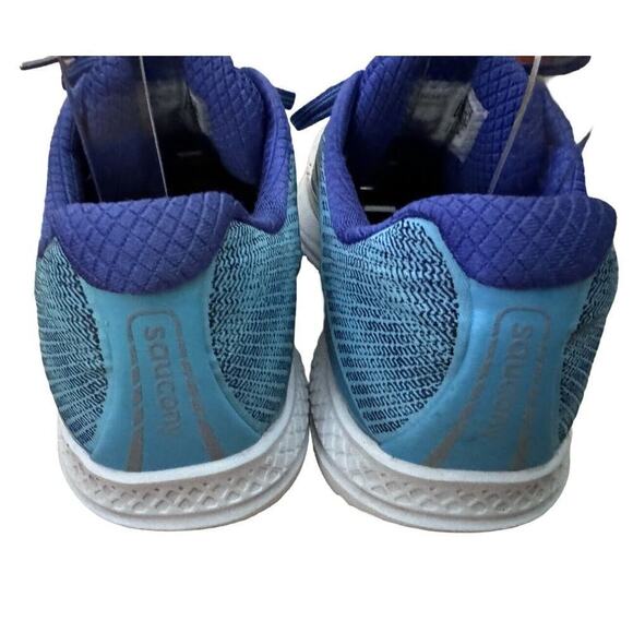 Saucony Shoes Women (Size 11) (Ride 10 Everun) Running Blue/White S10373-3 - Picture 2 of 6